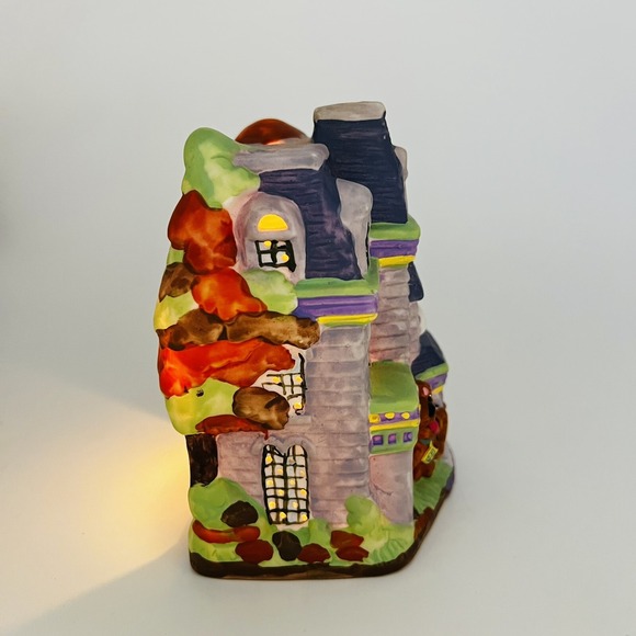 Hanna Barbera Scooby Doo Ceramic Haunted House Tea Light Candle Holder Halloween